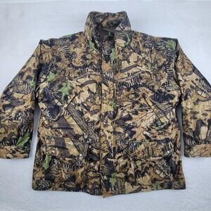 Remington 3 in 1 Coat Jacket Vest Mens 2XL Camo Hunting Mossy Oak Forest Floor